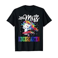 Little Miss Kindergarten First Day Of School Girls T-Shirt