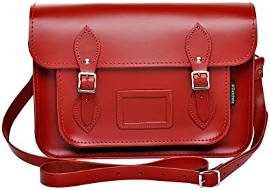 Zatchels Womens Handcrafted Leather Mag Dots Top Handle Satchel (British Made)