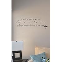 JS Artworks Travel as Much as You can Vinyl Wall Art Decal Sticker