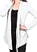 DRSKIN Women's Open - Front Long Sleeve Knit Cardigan (Cardigan White, 2XL)
