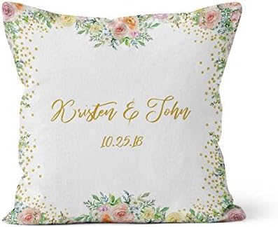 Amazon Com Floral Spring Pastel Custom Printed Pillow 16 X 16
