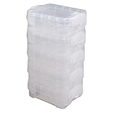 ADVANTUS Super Stacker Bitty Box, 5 Pack, Clear (40315)
