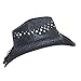 Vamuss Black Cowboy Hat for Women with Heart