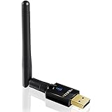 EDUP WiFi Adapter ac600Mbps Wireless USB Adapter 5.8GHz/2.4GHz Dual Band 600Mbps USB Adapter 2dBi External Antennas Supports Windows XP,Win Vista,Win 7,Win 8.1, Win 10,Mac OS X 10.6-10.13
