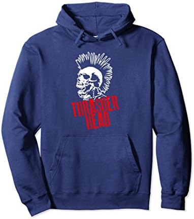 Unisex Thrasher Head Premium Hoodie Medium Navy