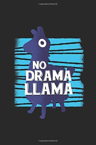 No Drama Llama: Gift Idea for Animal Lover - Graph Paper Journal (6" X 9" - 120 Pages/ 5 Squares per inch) Paperback – 23 April 2020