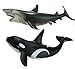 Shark Toys Figures,Large Ocean Animals Toys,Realistic Design Shark Replica