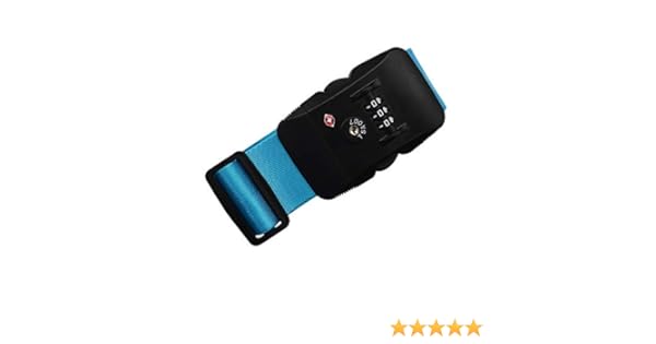 tsa approved locking luggage straps