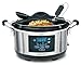 Hamilton Beach (33967A) Slow Cooker With Temperature Probe, 6 Quart, Programmable, Stainless Steel