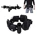 YAHILL Law Enforcement Utility Tactical Belt, Security Military Police Gear Heavy Duty Belt Nylon Combat Officer Equipment with Pouches Holster Gear, Black primary