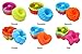 ULEE 24-Pcs Reusable Silicone Donut Tray - Nonstick & BPA Free Donut Baking Cups - 6 Shapes with 4 Brilliant Colors, Available for Dishwasher, Oven, Microwave, Freezer