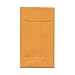 JAM PAPER #3 Coin Business Colored Envelopes - 2 1/2 x 4 1/4 - Brown Kraft Manila - 50/Pack
