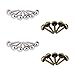 Mini Parisienne Round Head Clips in Assorted Colours for Scrapbooking - 200 Pieces