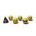 I EM JI Pencil Top Erasers - Emoji Erasers for Kids - Fun Pencil Top Eraser (Set 2 (6 Pack))