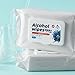 Alcohol Detergent Wipes for Adult (4 Packs,200 Wipes),Large Handi-Pack Wet Wipes(8