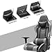 Vitesse Gaming Chair (Sillas Gaming) Ergonomic Computer Desk Chair High Back Racing Style Comfortable Chair Swivel Executive Leather Chair with Lumbar Support and Headrest (Grey)