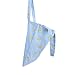 Caixia Women's Cotton Banana Print Blue Canvas Tote Shopping Bag, Tote-no Closure, Medium