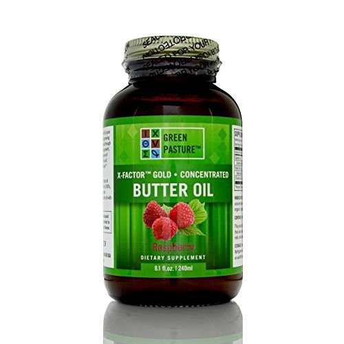 Green Pasture X-Factor High Vitamin Butter Oil, 8.1 oz/240mL - Raspberry