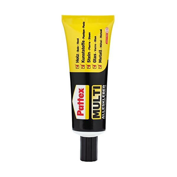 Pattex Multi Alleskleber, lösemittelfreier Kraftkleber zum Basteln, Dekorieren und Reparieren, starker Kleber für viele…