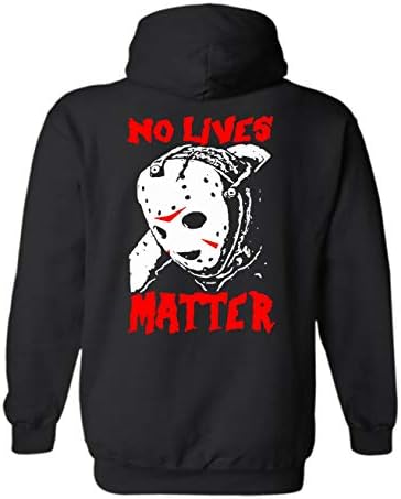 No Lives Matter Horror Jason Voorhees Friday The 13th Hoodie T Shirt Gift
