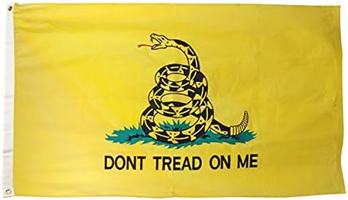 Life Gears 3x5 Cotton Gadsen Don't Tread On Me Tea Party Flag Indoor Outdoor
