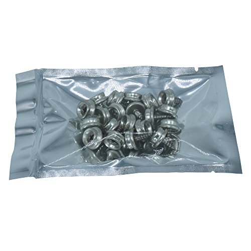 60pcs 3/8-Inch Stud Snap with Stainless Steel Screw,Marine Grade