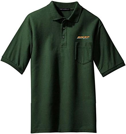 BNSF Swoosh Embroidered Polo Forest Green Adult 2XL [48]
