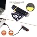 DiKoMo Bike Light Front and Back 2400 Lumen 2 LED Best Mountain Bike Lights for Night Riding, Rechargeable Bicycle Headlight & Free Rear Light for Road Bike Bycicle Accessories for Kids & Adult