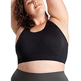 Truekind Racerback Sports Bras for Women, High Support Workout Tops for Women, Workout Bra Plus Size