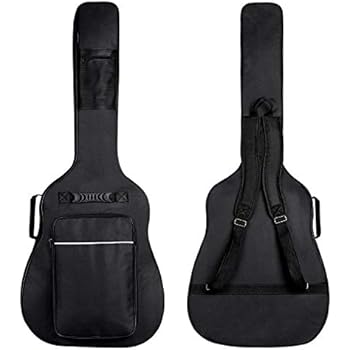 CAHAYA Guitar Bag for 41 42 Inch Acoustic Guitar Gig Bag 0.5in Extra Thick Sponge Overly Padded Waterproof Guitar Case Soft Guitar Backpack Case with Pockets Organizer