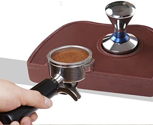 Bright Kitchen Espresso Tamping Mat Tamper Holder Dropped Edge Corner Silicone Non-Slip Barista