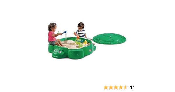 little tikes turtle round sandbox
