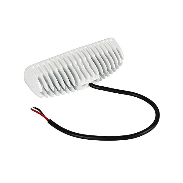LTC-White-Spreader-LED-DeckMarine-Lights-Set-of-2-for-Boat-Flood-Light-12V-18W