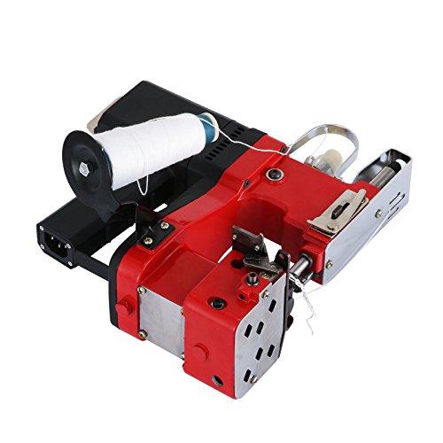 Superland Portable Sewing Machine 110V Industrial Portable Electric Bag Stitching Closer Seal Sewing Machine for Packaging Chemical Building Materials Fertilizer Port and Dock Warehouse (GK9-890)