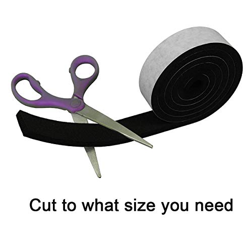 High Density Foam Tape Waterproof Sealing Strip CR Strips Neoprene Single-Sided Adhesive EVA Seal 1/2'' X 1/8'' X 16.7Ft