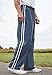 KingSize Men's Big & Tall Striped Lightweight Sweatpants, Heather Slate Tall-3XL