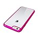 LUVVITT [ClearView] Hybrid Scratch Resistant Back Cover with Shock Absorbing Bumper designed for Apple iPhone 6/6s (4.7) Transparent Pink
