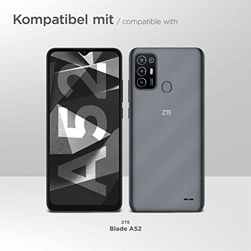 ONEFLOW Funda de supervivencia compatible con ZTE Blade A52 – Funda de nailon con mosquetón, funda táctica EDC con soporte para cinturón, funda exterior – Camo Verde