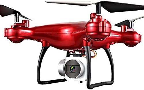 Dirance 4CH 6-Axis RC Quadcopter Drone, 1800mAh High Capacity Battery Helicopter, Headless Mode & Altitude Hold & One Key Return (Red)