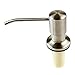 CoZroom Stainless Steel Sink Soap Dispenser for Kitchen Sink with 13 OZ Pump Bottle