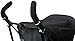 Choopie Double Bar Grip Sleeve Covers for Stroller, Umbrella, and Buggy Handlebars - Black Towel