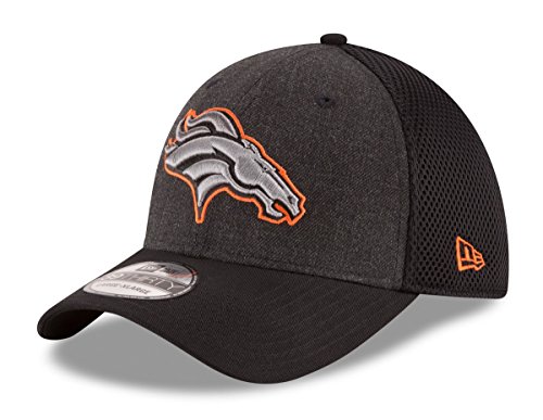 Denver Broncos New Era NFL 39THIRTY "Heathered Black Neo" Flex Fit Hat