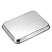 Baking Sheets Set of 2, HKJ Chef Cookie Sheets 2 Pieces Stainless Steel Baking Pans & Toaster Oven Tray Pans, Rectangle Size 9L x 7W x 1H inch & Non Toxic & Healthy & Easy Clean