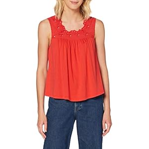 Superdry WOVEN TRIM VEST dames Sweatervest