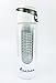 Bonison Newest Stylish High Quality Tritan Fruit Infuser Water Bottle, Leak Proof, Trendy Durable with Folded Handle for Fruit, Juice, Iced Tea, Lemonade & Sparkling Beverages (23 oz with 2 Gifts)