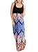 Happy Sailed Women Halter Neck Boho Print Sleeveless Casual Mini Beachwear Dress Sundress (Large, Color 477-14)