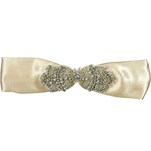 Amscan Girls Roaring '20s Costume Party Flapper Headband (1 Piece), Gold, One Size