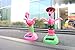 Set of 2 Desk Dancing Solar Toy - Flipping Wings Flamingo Animal Solar Powered Toys Dashboard Office Desk Home Decor US Seller ~We Pay Your Sales Tax