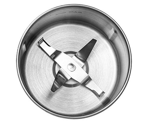 ROMMELSBACHER Kaffeemühle EKM 125 - Schlagwerk, 4-flügeliges Messer aus Edelstahl, Edelstahl-Bohnenbehälter, Füllmenge… – Bild 6