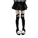 DreamHigh Girl's Black Cat Hosiery Long Cotton Overall Bottom Tights